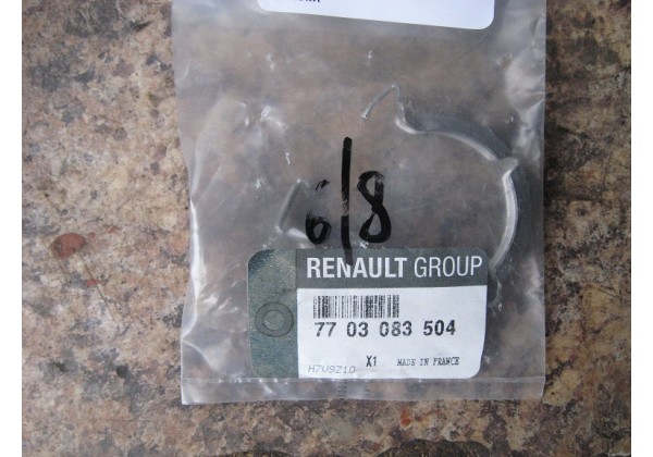 Хомут трубки клапана EGR Renault 1.9 dci, 7703083504, d=35.8